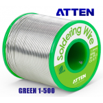 ATTEN Soldering Wire Green 1-500 κόλληση RoHS για ηλεκτρικό κολλητήρι ή αερίου 1mm 500gr Sn99.3 Cu0.7 για χειροτεχνίες και μοντελισμό